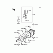 Схема узла: Коленчатый вал для Kawasaki ZX1000 Z1000SX ABS