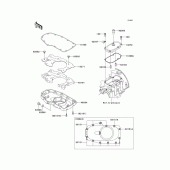 Схема вузла: Масляний піддон для Kawasaki EJ650 W650