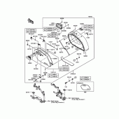 Схема вузла: Кофри(Side Bag) для Kawasaki VN1700 Vulcan 1700 Vaquero ABS