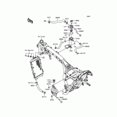 Схема вузла: Охолодження для Kawasaki VN1700 Vulcan 1700 Nomad ABS