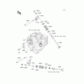 Схема вузла: Клапани для Kawasaki KLX110 KLX110