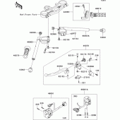 Схема вузла: Кермо & Пульт управління рульовим для Kawasaki ZX1000 Ninja ZX-10R