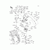Схема вузла: Brake piping для Kawasaki ZG1400 Concours 14 ABS