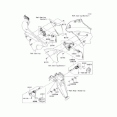 Схема узла: Поворотники для Kawasaki EX650 Ninja 650 ABS