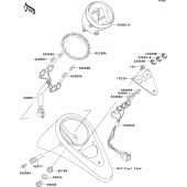 Схема вузла: Meter(s)(vn800-a1/a2) для Kawasaki VN800 Vulcan 800