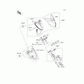 Схема узла: Taillight(s) для Kawasaki VN1700 Vulcan 1700 Vaquero