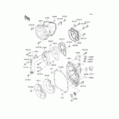 Схема вузла: Engine cover(s) для Kawasaki ZX900 Ninja ZX-9R