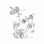 Схема вузла: Масляний насос для Kawasaki KLX125 KLX125