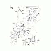 Схема узла: Передний тормозной цилиндр для Kawasaki EX650 Ninja 650