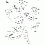 Схема вузла: Поворотники для Kawasaki ZR1000 Z1000