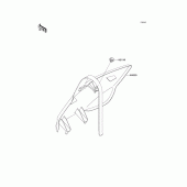 Схема узла: Аксессуары для Kawasaki KX450 KX450F