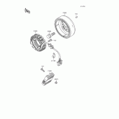 Схема вузла: Генератори для Kawasaki KL650 KLR650