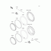 Схема вузла: Шини для Kawasaki KLX650 KLX650R