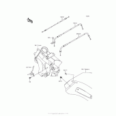 Схема вузла: Троси для Kawasaki VN1700 Vulcan 1700 Voyager ABS