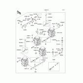 Схема узла: Карбюратор(1/2) для Kawasaki ZX750 Ninja ZX-7R