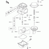 Схема вузла: Карбюратор parts(1/2) для Kawasaki ER500 ER-5