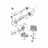 Схема вузла: Масляний насос для Kawasaki ZX636 Ninja ZX-6R