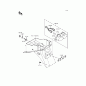 Схема вузла: Taillight(s) для Kawasaki ZR750 ZR-7