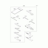 Схема вузла: Owners tools для Kawasaki EX500 Ninja 500R