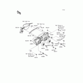 Схема вузла: Headlight(s) для Kawasaki ZX1000 Ninja ZX-10R