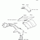 Схема вузла: Decals(ebony)(gbf) для Kawasaki ZX1000 Z1000SX