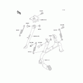Схема вузла: Stand(s) для Kawasaki ZX1100 Ninja ZX-11