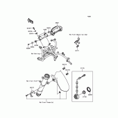 Схема вузла: Meter(s) для Kawasaki BX250 NINJA 250SL