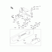 Схема вузла: Вихлопна система для Kawasaki KX125