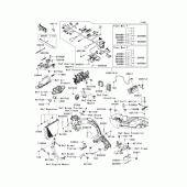 Схема вузла: Chassis electrical equipment(1/2) для Kawasaki KLZ1000 Versys 1000