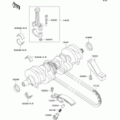 Схема вузла: Колінчастий вал для Kawasaki ZR750 ZR-7S