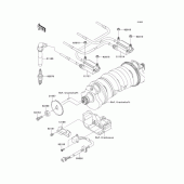 Схема вузла: Котушка запалювання для Kawasaki ZR1200 ZRX1200 DAEG