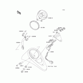 Схема вузла: Meter(s) для Kawasaki VN800 Vulcan 800 Classic
