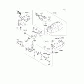 Схема вузла: Taillight(s) для Kawasaki EX500 EX500