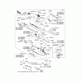 Схема вузла: Кофри(1/2)(side bag) для Kawasaki VN1700 VN1700 Voyager ABS