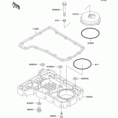 Схема вузла: Масляний піддон для Kawasaki ZR750 Zephyr