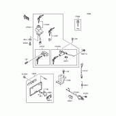 Схема вузла: Замок запалювання для Kawasaki ZR400 Zephyr