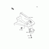 Схема вузла: Taillight(s) для Kawasaki KLX450 KLX450R