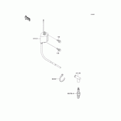 Схема узла: Катушка зажигания для Kawasaki KX250/ KX252 KX250
