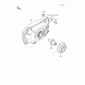 Схема вузла: Headlight(s) для Kawasaki ZX600 GPX600R