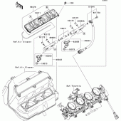 Схема узла: Top feed injecter для Kawasaki ZX600 Ninja ZX-6RR