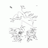 Схема вузла: Brake piping для Kawasaki EX650 Ninja 650 ABS