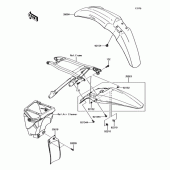 Схема узла: Крыло(HHF) для Kawasaki KX450 KX450F