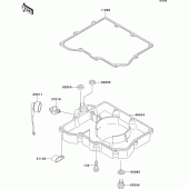 Схема узла: Oil pan для Kawasaki ZX400 ZXR400