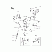 Схема узла: Руль & Пульт управления рулевой для Kawasaki ZG1200 Voyager XII