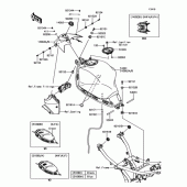 Схема вузла: Паливний бак для Kawasaki EX650 Ninja 650 ABS