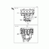 Схема вузла: Болти картера двигуна для Kawasaki ZX636 Ninja ZX-6R 30th Anniversary Edition