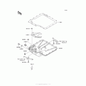 Схема вузла: Oil Pan для Kawasaki ZG1400 Concours 14