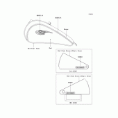 Схема вузла: Decals(vn800-a8) для Kawasaki VN800 Vulcan 800