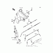 Схема узла: Тросики для Kawasaki VN900 Vulcan 900 Custom