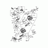 Схема узла: Воздушный фильтр для Kawasaki ZX1000 Ninja ZX-10R ABS